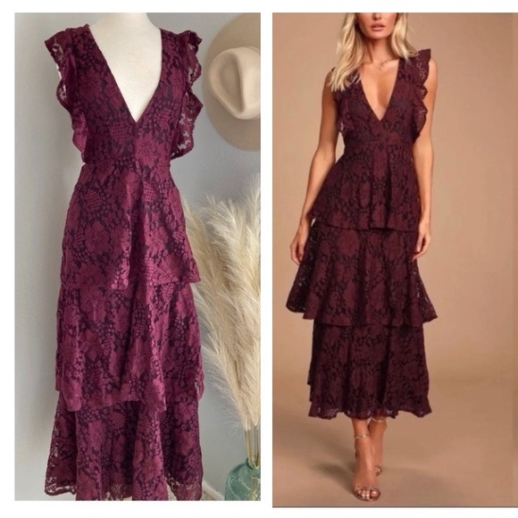 structured burgundy dress Cleo Burgundy Skirt Suit, XL